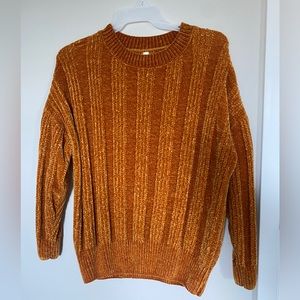 ZENANA Mustard Yellow Chenille Sweater